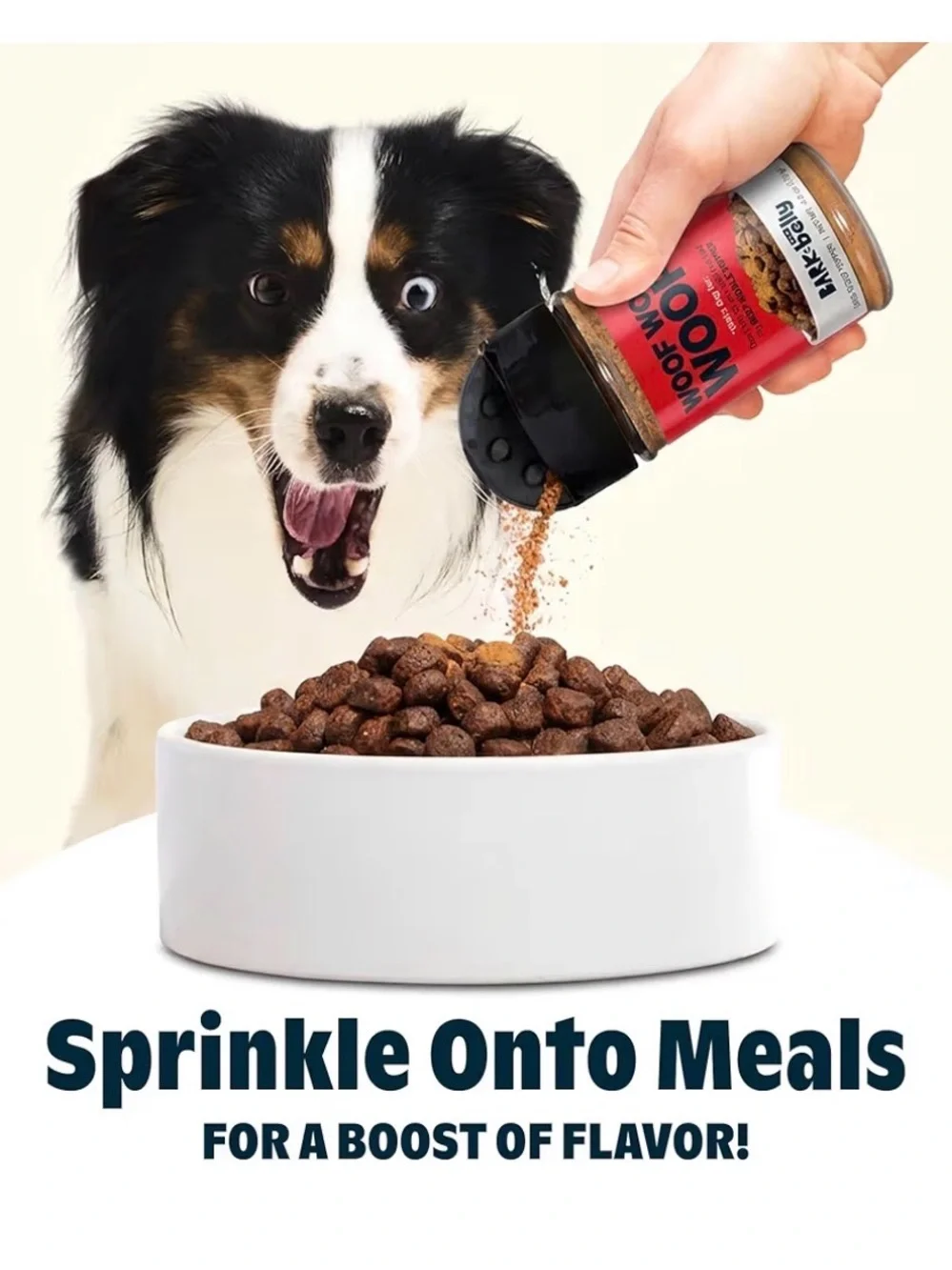 Bark Box Lot of 2 BARK belly Beef Kibble Topper Dog Food Topper NEW